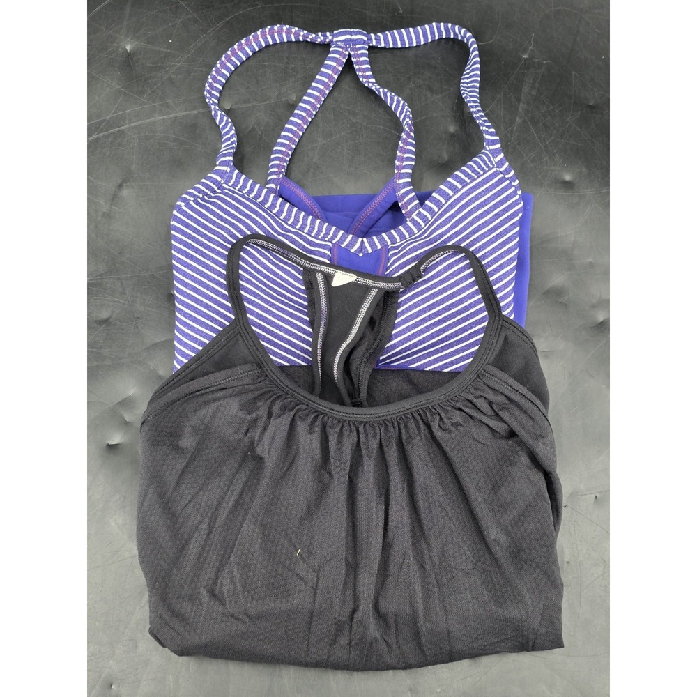 Lot of 2 LULULEMON & Athleta Activewear‎ Tops Tank Racerback Women's Size 8